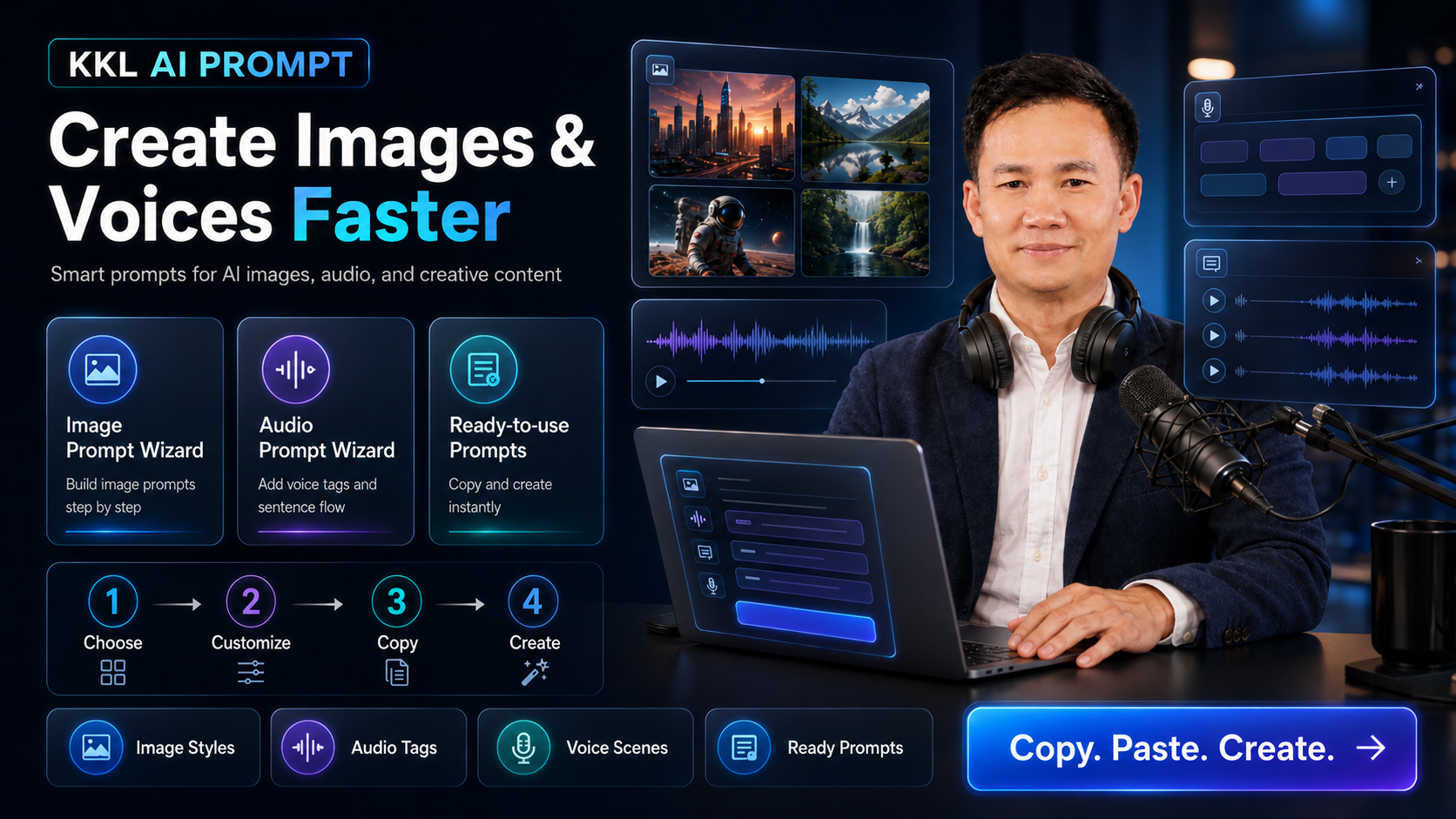 Premium product ad | KKL AI Prompt